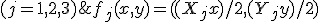 f_{j}(x,y)=((X_{j}+x)/2, (Y_{j}+y)/2) \;\;\; (j = 1,2,3)